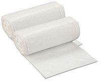 BSBValue 100 Clear Shredder Bags, Commercial Quality 15-16 Gallon Capacity Thin Shredder Bags for 6-8 Gallon Shredder Canisters, Small to Medium Bags for Shredders, 2 Rolls of 50 Bags Each Roll