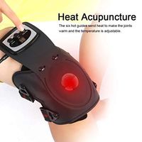 JJDD'G Electric Knee Massager with Infared Heat Red Light & Magnetic Therapy Vibration Therapy Massage for Joint Pain Relief and Knee Joint Tendon Muscle Injury Arthritis Pain Relief
