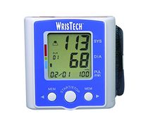 WrisTech Blood Pressure Monitor with Case - Lightning Fast & Highly Accurate - Heart Rate Monitoring Device with Wrist Cuff & Case – 2 User Mode with 60 Memory - Clinically Tested & Fully Automatic