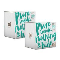 Oi Certified Organic Cotton Pads, 2 Boxes of 10 Super Pads, Ultra-Thin and Winged, Individually-Wrapped