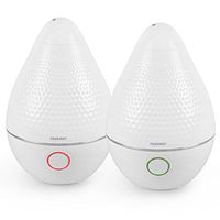 Tenergy Pluvi Ultrasonic Cool Mist Humidifier Advanced Mist Generator Essential Oil Diffuser Activated Carbon Air Filter, 360° Mist Outlet, Auto-Shut Off Easy to Clean, 2.5L Quiet Humidifier 2 Pack