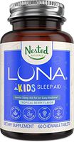 LUNA Kids | NEW LOOK | #1 Sleep Aid Tablets for Children & Sensitive Adults | Naturally Sourced Ingredients | Chewable Pills | Gentle Herbal Supplement with Chamomile, Melatonin, Valerian & Lemon Balm