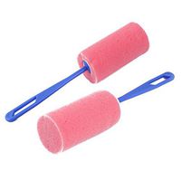 uxcell Plastic Handle Home Tea Coffee Cup Bottle Glass Mug Cleaning Washing Brush 2pcs
