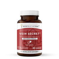 Secrets Of The Tribe - Vein Secret, Vein Tonnig Formula, Herbal Supplement Blend (60 Capsules)