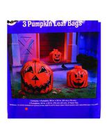 nknown Jack O Lantern 3 Pumpkin Face Leaf Bags