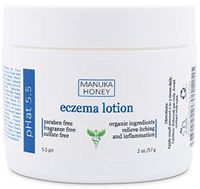 Eczema Cream Moisturizer for Face Hands & Body - Natural & Organic Ingredients with Manuka Honey - Hypoallergenic Moisturizer for Dry and Itchy Skin - Atopic & Dyshidrotic Eczema Relief Cream (2 oz)