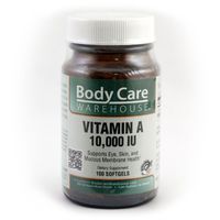 Vitamin A 10,000 IU Softgels, 100 softgel