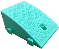 FZE Threshold Ramp Rubber Pad Outdoor Step Pad, Plastic Car Portable Uphill Pad Bicycle Skateboard Threshold Ramps Wheelchair Stairs Slope Pad, 9-16CM (Size : 253316CM)