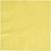 Light Yellow 3-Ply Dinner Napkins | Pack of 20 | Party Supply