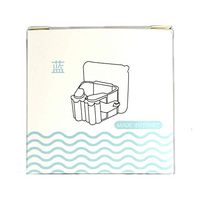 elefunlife 4pcs Mop Broom Holder Self Adhesive Broom Gripper Tidy Organizer Wall Mounted Racks for Brush Mop and Broom Tool Storage(10kg Max) (Blue)