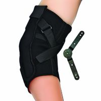 Thermoskin Range of Motion Hinged Elbow Brace, Black, Large