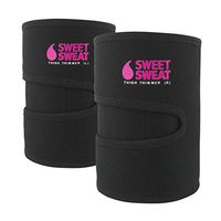 Sports Research Sweet Sweat Thigh Trimmers for Men & Women ~ Increases Heat and Sweat Production to The Thigh Area ~ Includes Mesh Carrying Bag (Med: 29" L x 8" W)
