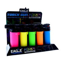 Pack of 5 Torch Lighter Neon Colors Limited Edition (Jumbo)