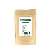 BetterFiber - Prebiotic Fiber Supplement [100% Generic Equivalent of Leading Brand] ⊘ Non-GMO ❤ Gluten-Free ☮ Vegan ✡ OU Kosher Certified - 17.6oz/500g (125 Servings)