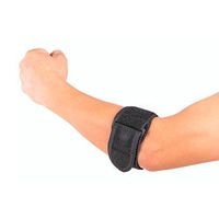 MaxMaxi Neoprene Breathable Elbow Brace Elbow Support Adjustable Flexible Size - 16.5'' x 2.5'' Black