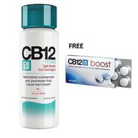 CB12 Safe Breath Oral Care Agent Mild Mint 250Ml Free Boost Sugar Free Gum