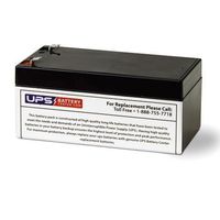 Power Patrol SLA1035 Battery - Replacement UB1234 Universal Sealed Lead Acid Battery (12V, 3.4Ah, 3400mAh, F1 Terminal, AGM, SLA)
