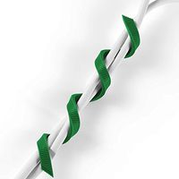 Untie 10" Twistable Ribbon Cord Wrap: 4 Pack Envy