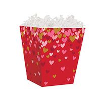NW Confetti Hearts Sweet Treat Gift Boxes - 4 x 4 x 4 1/2in. - 24 Pack