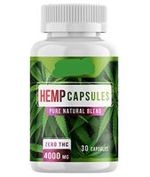 Binweed Hemp Oil Capsules, 4000MG Per Bottle, Relieves Pain Stress Anxiety Insomnia (30 Day Supply)