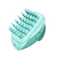 Sonic Electric Scalp Massager,Rechargeable Mini Waterproof Portable Electric Vibrating Handheld Shampoo Instrument,Cleaning & Hair Growth,Full Body Relax,Promote Circulation-Ideal Holiday Gift (Green)