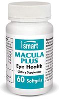 Supersmart - Macula Plus - Eye Care Supplement - Visual Protection Formula. Rich in Highly Antioxidant Components: Lutein, Zeaxanthin and Astaxanthin | Non-GMO - 60 softgels.