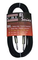 CBI BL2A 1/4" TRS To 1/4" TRS Balanced Guitar Instrument Cable, 15 Feet