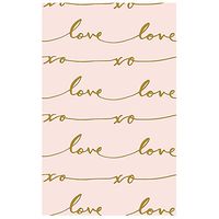 JAM PAPER Design Tissue Paper - Love Signature - 3 Packs of 4 Sheets