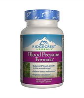 Ridgecrest Herbals Blood Pressure Formula, Herbal Support, 120 Vegan Capsules