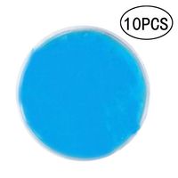 SUPVOX 10Pcs Round Reusable Gel ice Packs for Kids Injuries Wisdom Teeth Tired Eyes