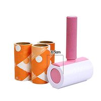Clothing Sticky hair roller Sticky Hair, Cotton Wool Roller, Portable Hair Removal Device to Quickly Remove Pet Hair, Dirt and Dust on Clothes (60 Sheets Per Roll) Sticky paper