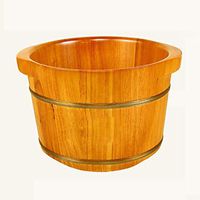 Foot Tub,Foot Soak Tub,Foot Bath Tub,Solid Wood Foot Soaking Barrel,Foot Spa Wooden Tub,Solid Wood Foot Washing Barrel,for Foot Massage Spa