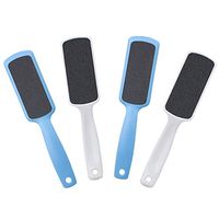 SUPVOX 4 Pcs Callus Remover Portable Foot File Callus Pedicure Foot Rasp Exfoliating Plastic Handle Foot Massage Tool for Men Women