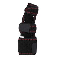 Qinlorgo Thumb Brace,Wrist Thumb Support Finger Brace Splint Adjustable Wristband Protector Tendonitis Wrist Care Arthritis Spica Support Pain Sprains Strains Arthritis Immobilizer Strap Hand (Black)