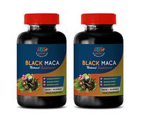 Performance Supplements for Athletes - Black MACA 1000 Mg - Dietary Supplement - Black maca Supplement - 2 Bottles 180 Vegetable Capsules