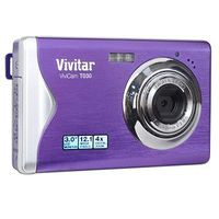 Vivitar ViviCam T030 12.1MP 4x Digital Zoom HD Camera (Grape) - One Touch Sharing!