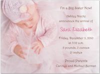 Pinky Birth Announcements - Set of 20