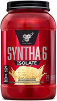 BSN SYNTHA-6 Isolate Protein Powder, Whey Protein Isolate, Milk Protein Isolate, Flavor: Vanilla Ice Cream, 24 Servings