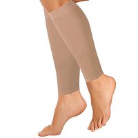 OrthoSleeve CS6 Compression Calf Sleeve, Natural, Large