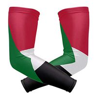 poeticcity Sudan Flag 1 Pair Arm Sports Sleeves Cooling Warmer UV Protection