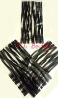100ct Black"Zebra Stripes" 4x2x9" Medium Cello Cellophane Party Treat Food Snack Bags