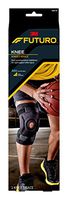 Futuro Hinged Knee Brace, Firm Stabilizing Support, Adjust to Fit, Black