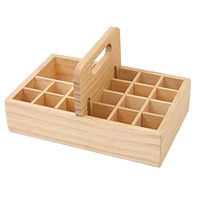 Essential Oils Storage Wooden Box - with 21 Slots for 5-100ml Bottles, Essential Oils Wooden Case Perfect for Display & Presentation