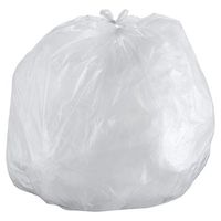 Inteplast Group S434814N 48" Length x 43" Width x 14 Mic Thickness, Natural Color, HDPE Commercial Coreless Institutional Trash Can Liner (Case of 8 Roll, 25 Bags per Roll)