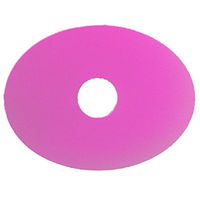 GrifGrips Oval Sports Grip Adhesive Patch for Tubed Insulin Pumps - Pack of 15 (Pink)