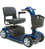 VICTORY 9 Pride Mobility 4-wheel Electric Scooter SC709 BLUE + Accessories