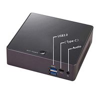 Mini PC,Desktop Computer,with Windows 10 Pro/Linux Ubuntu,Intel Core I5 8250U,(Black),[HUNSN BA02],[64Bit/WiFi AC 3160/1HDMI1.4/2USB3.0/2USB2.0/1LAN/1USB Type-C/with Fan](16G RAM/512G SSD/1TB HDD)