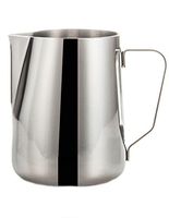 iecool Stainless Steel Metal Beak Milk Foam Cup Fancy Coffee Cup Silver 67oz