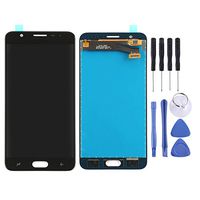 JUNXI Phone case Phone Cover LCD Screen and Digitizer Full Assembly for Galaxy J7 Prime 2 / G611(Black) Highly Recommended (Color : Black)