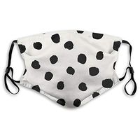 NA Dots Cream Neutral Classy Spots Animal Print Baby Minimal Trendy Dust Mask Breathable Anti Pollen Allergy Riding Half Face Mask Filter for Running Cycling Outdoor Travel